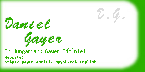 daniel gayer business card